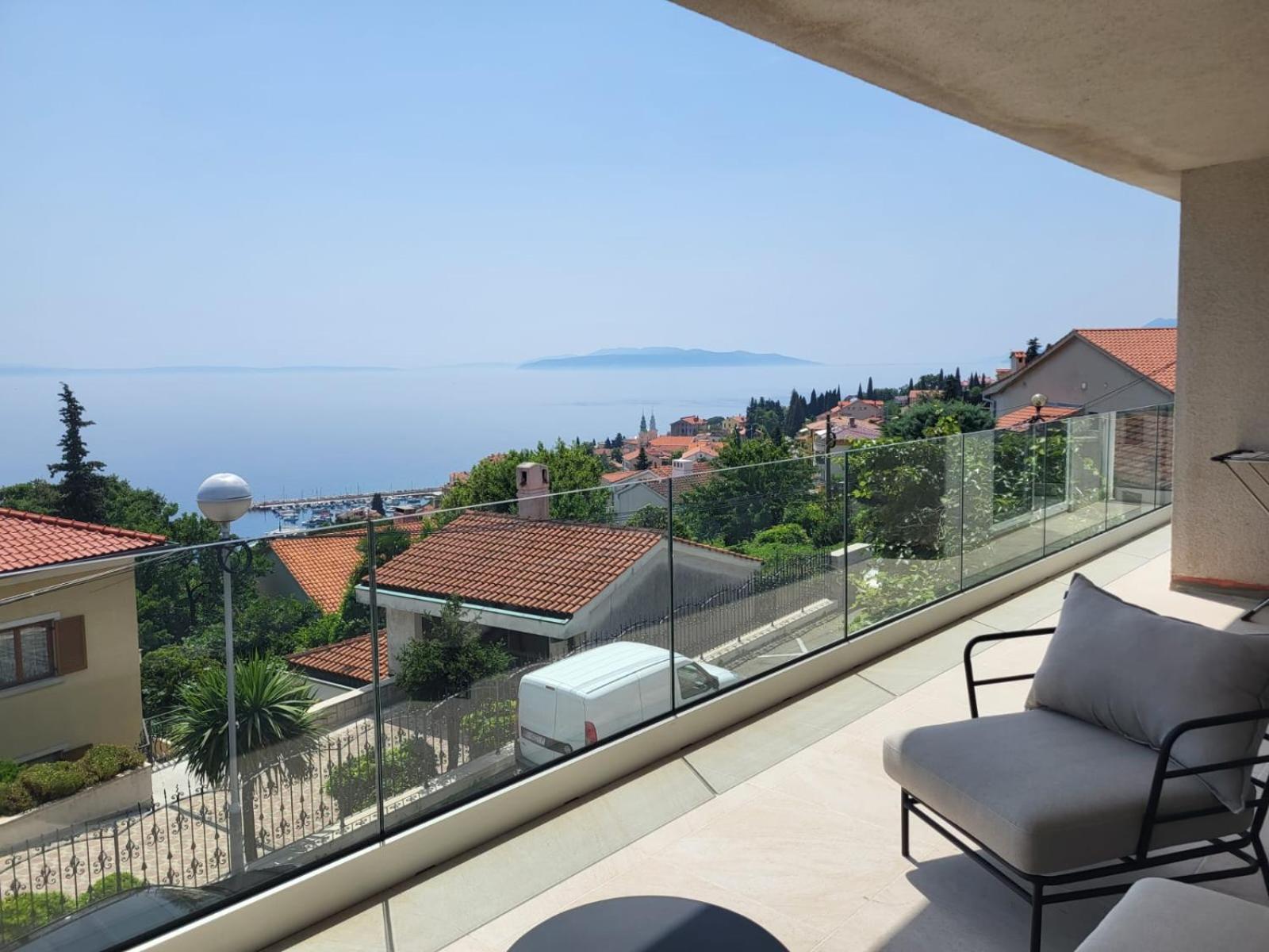 Premium Apartment With Beautiful Sea View, Short Walk To The Sea Opatija Exterior photo